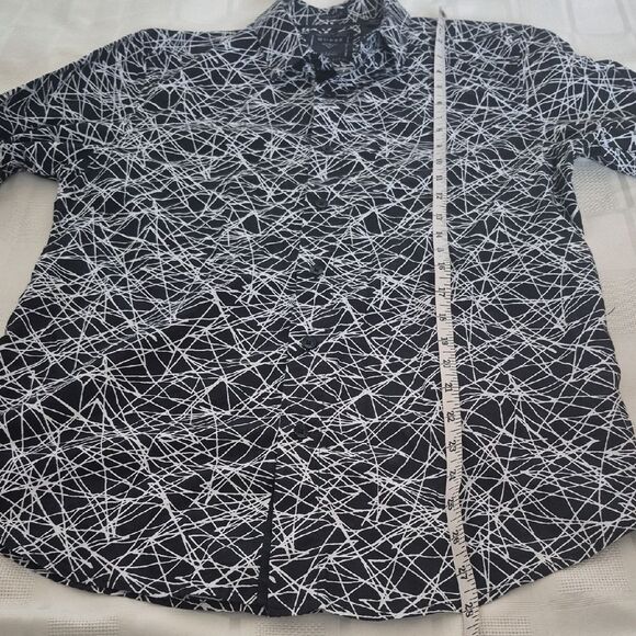 Guess Monochrome Patterned Shirt - Picture 13 of 16